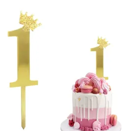 topper-na-tort-cyfra-1-zlota-z-korona-lustrzana-roczek-dekoracja-tortu-11cm