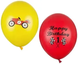 balony-auta-wyscigowe-czerwony-samochod-urodziny-chlopca-roczek-zestaw-50x
