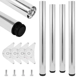 nogi-meblowe-regulowane-do-stolu-biurka-h-710-fi-60mm-chrom-4szt