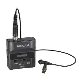 rejestrator-cyfrowy-audio-z-mikrofonem-lavalier-tascam-dr-10l-czarny