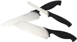 fiskars-zestaw-komplet-5-nozy-noz-szefa-czarny-blok-drewno-ostre-stal