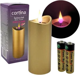 swieca-zlota-12cm-cortina-1-24-wax-wklad-led-rozowy-plomien-baterie