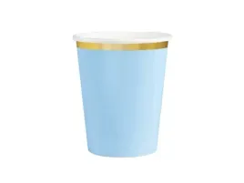 kubeczki-papierowe-niebieskie-zlota-obwodka-urodziny-baby-shower-220ml-6szt