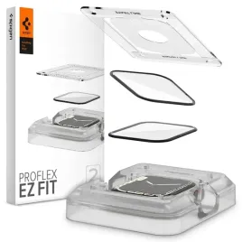 2-x-szklo-hybrydowe-spigen-proflex-ez-fit-apple-watch-45-mm