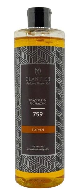 GLANTIER Myjący Olejek Pod Prysznic Dla Mężczyzn 759 - 400ml