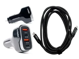 mocny-kabel-usb-c-c-200cm-100w-i-uniwersalna-ladowarka-samochodowa-40w