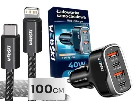 szybka-ladowarka-samochodowa-4xusb-40w-i-kabel-1-metr-do-iphone-c-l-27w-1m