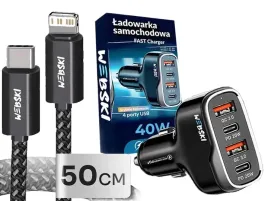 maly-szybki-zasilacz-ladowarka-40w-usb-usb-c-i-mocny-kabel-50cm-do-iphone