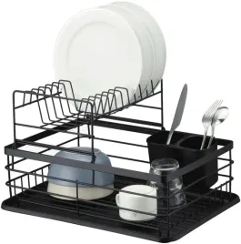 suszarka-do-naczyn-dwupoziomowa-stojaca-ociekacz-miowi-czarna-czarna-duza