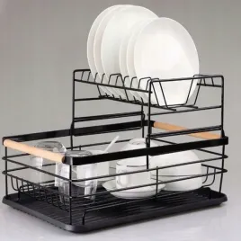 duza-suszarka-do-naczyn-stojaca-ociekacz-tacka-metalowa-czarna-dwupoziomowa