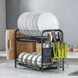 stylowa-suszarka-do-naczyn-ociekacz-z-tacka-dwupoziomowa-loftowa-metalowa