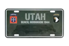 tablica-rejestracyjna-utah-beach-normandii-1944
