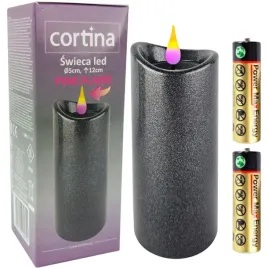 swieca-czarna-12cm-cortina-1-24-wax-wklad-led-rozowy-plomien-baterie