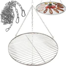 ruszt-do-trojnoga-na-ognisko-grill-stal-wysokiej-klasy-58cm-z-lancuchem