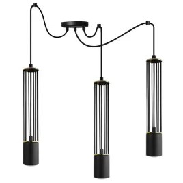 lampa-led-sufitowa-wiszaca-zyrandol-pajak-czarny