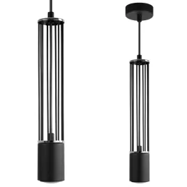 lampa-led-sufitowa-wiszaca-tuba-czarna-loft-gu10
