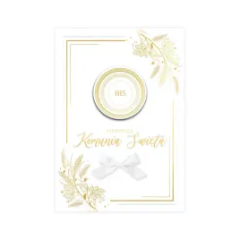 album-z-okazji-i-komunii-swietej-format-a5-zlota-okragla-hostia