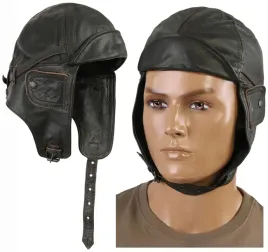 czapka-pilotka-na-motocykl-mil-tec-skorzana-skora-brazowa-xl