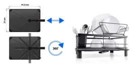 suszarka-do-naczyn-ociekacz-na-sztucce-duza-z-odplywem-dwupoziomowa-czarna