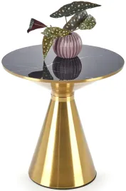 lawa-tribeca-50-cm-okragla-czarny-marmur-halmar-wyprzedaz