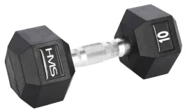 hms-stalowa-hantla-hantelka-ciezarek-do-cwiczen-fitness-10-kg