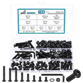169-szt-zestaw-srub-m6-czarne-sruby-z-lbem-gniazdowym-zestaw-nakretek