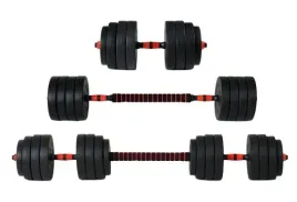 hantle-30kg-2x15kg-bitumiczne-regulowane-zestaw-16-talerzy-sztanga