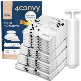4convy-worki-prozniowe-na-posciel-ubrania-odziez-19szt-duzy-zestaw-pompka