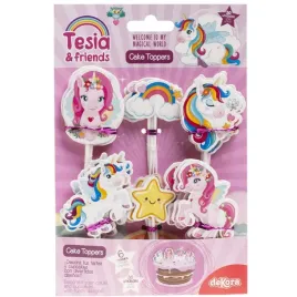 toppery-na-ciasta-muffinki-babeczki-jednorozec-6-modeli-30-sztuk-dekora