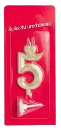 swieczka-urodzinowa-kolor-zlota-perlowa-cyfra-5-piec-urodziny-rocznica