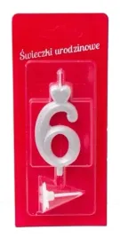 swieczka-urodzinowa-kolor-biala-cyfra-6-szesc-urodziny-rocznica-jubileusz