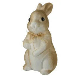 flokowany-zajac-wielkanocny-brazowy-zajaczek-stojaca-figurka-ozdoba-26-cm
