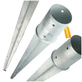 podstawa-slupa-wbijana-do-ziemi-stala-wspornik-kotwa-80-bialy-ocynk-okragla