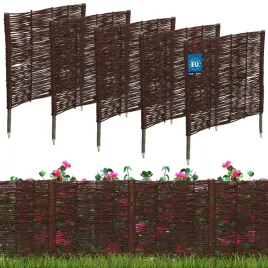 zestaw-5x-palisada-ogrodowa-wiklinowa-obrzeze-plotek-wbijane-plot-60x60-cm