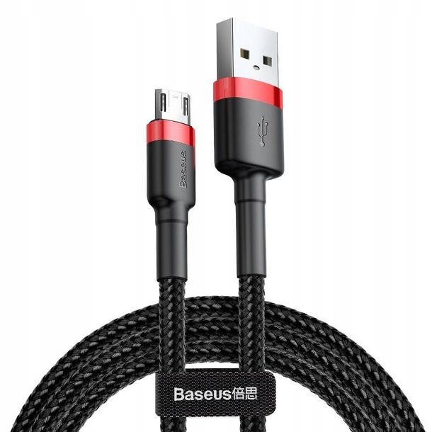 Kabel Micro USB Baseus Cafule 1.5 A 2 m czarny
