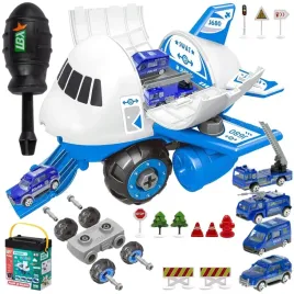 samolot-transportowy-policja-auta-do-skrecania-rozkrecania-maly-mechanik
