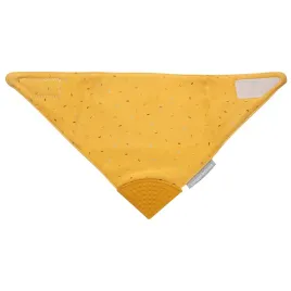 canpol-26-902-sliniak-materialowy-z-gryzakiem-yellow