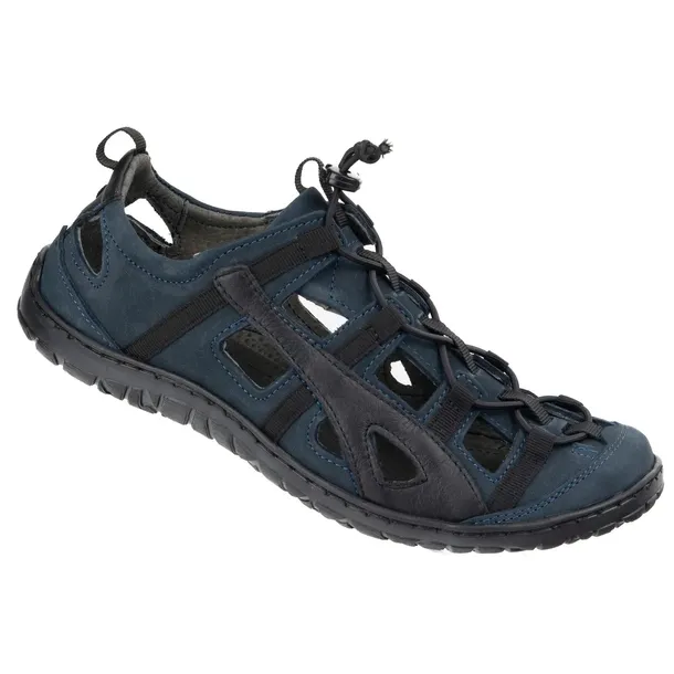 Buty męskie skórzane przewiewne rowerowe 262KZ granatowe 43