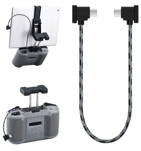 KABEL OTG DO DRONA DJI MINI 2 3 4 PRO - DJI RC-N1 / N2 - USB TYP C 30 CM