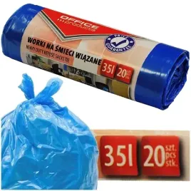 worki-na-smieci-wiazane-office-products-premium-20-sztuk-35l-niebieskie