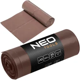 worki-na-odpady-smieci-120l-ldpe-brazowe-z-tasma-10szt-uniwersalne-neo