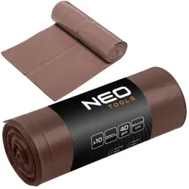 worki-na-odpady-smieci-200l-ldpe-brazowe-z-tasma-10szt-uniwersalne-neo