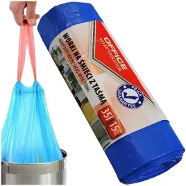 worki-na-smieci-z-tasma-office-products-premium-15-sztuk-35l-niebieskie