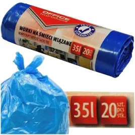 worki-na-smieci-wiazane-office-products-premium-20-sztuk-35l-niebieskie