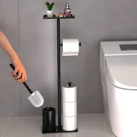 stojak-uchwyt-na-papier-toaletowy-ze-szczotka-i-polka-metalowy-czarny-mat