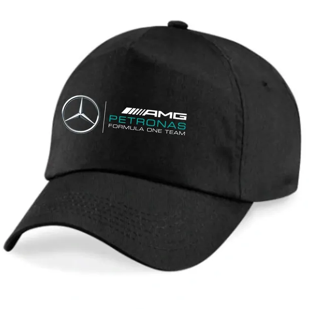 CZAPKA Z DASZKIEM MERCEDES AMG FORMULA 1 UNISEX BEJSBOLÓWKA