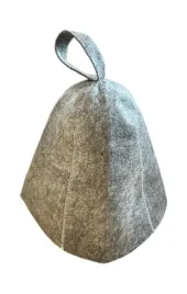 czapka-do-sauny-bani-ochronna-filcowa-filc-szara-dzwon-uniwersalna