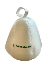 czapka-do-sauny-bani-ochronna-filcowa-filc-biala-dzwon-uniwersalna-z-logo