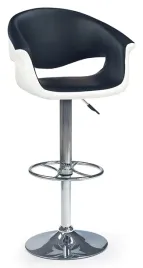 hoker-tapicerowany-bialo-czarny-h46-eco-skora-stabilna-podstawa-halmar