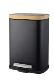 kosz-na-smieci-5l-black-white-czarny-bambusowa-klapa-wolnoopadajaca